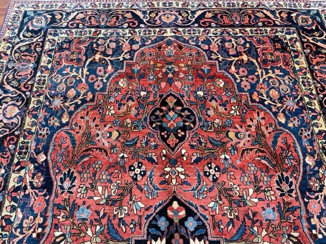 Antique Persian Tabriz Rug-5024 - 7