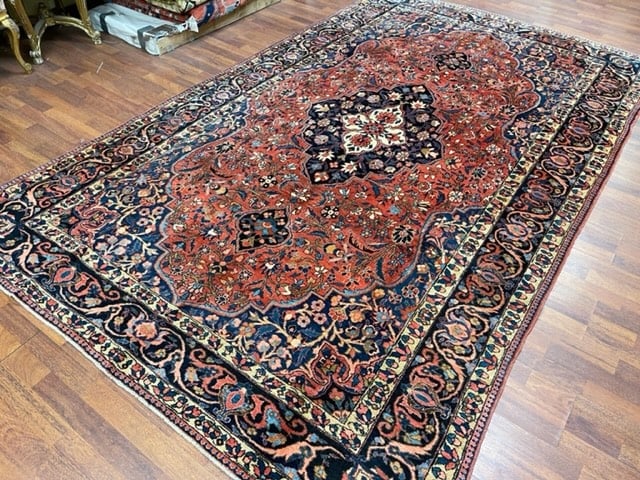 Antique Persian Tabriz Rug-5024 - 9
