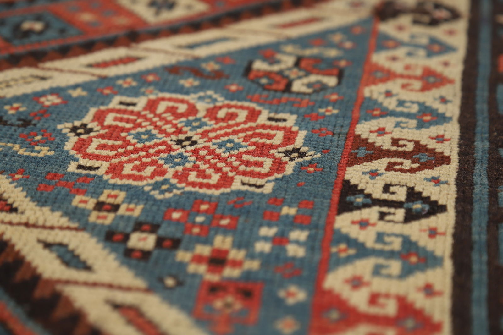 Pre-1900 Antique Kazak Oriental Rug 4x8 - 12