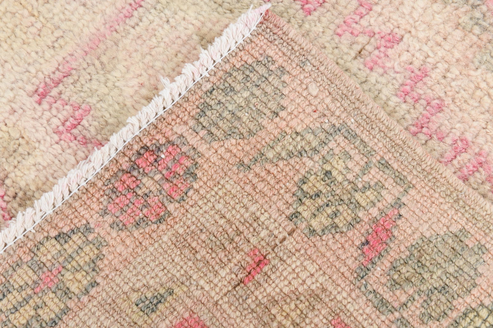 2'7'' x 12'7'' Vintage Wool Runner Rug - 4239 - 19