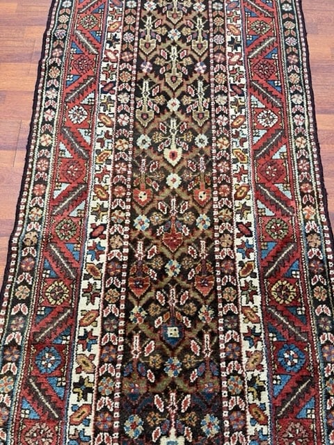 Antique Persaian Long Kurdish Runner-2586 - 4