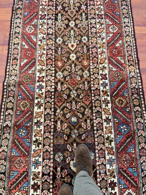 Antique Persaian Long Kurdish Runner-2586 - 7