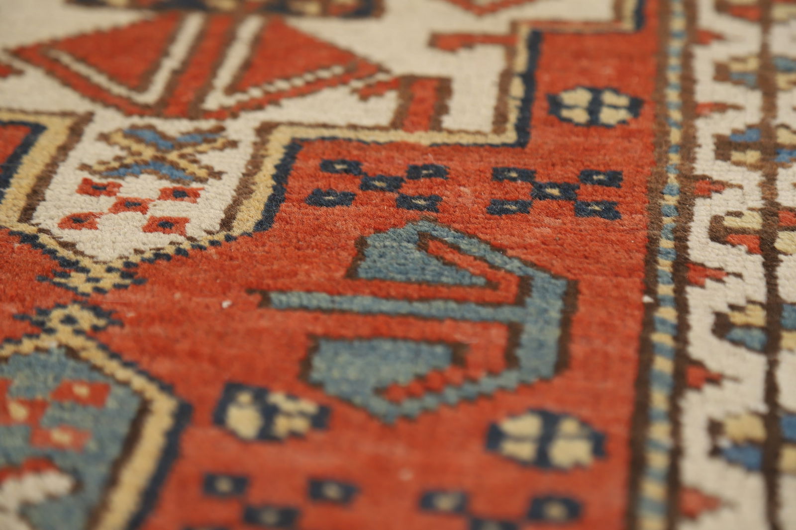 Vegetable Dye Antique Heriz Serapi Persian Runner Rug 3x13 - 11