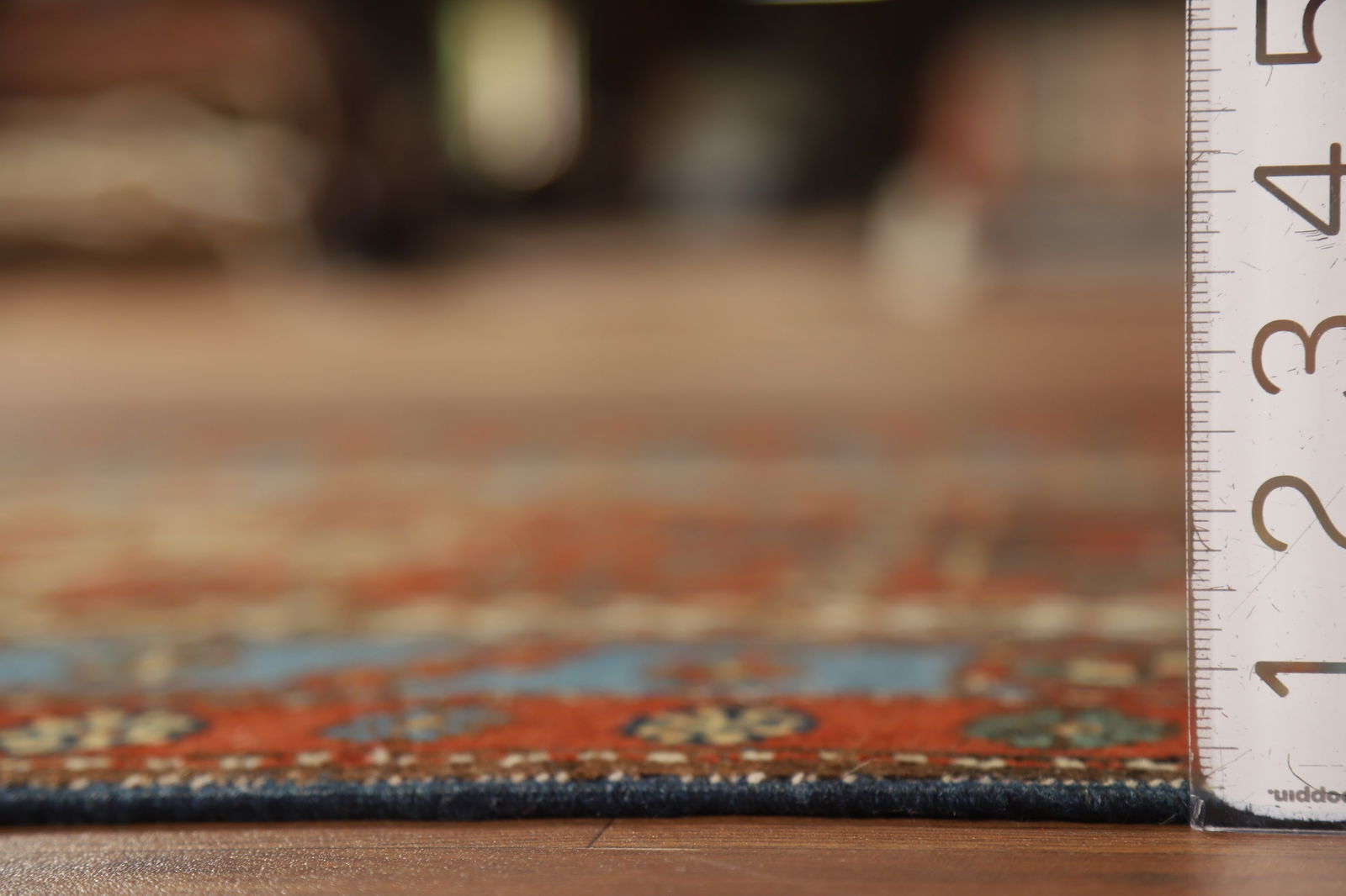 Vegetable Dye Antique Heriz Serapi Persian Runner Rug 3x13 - 19