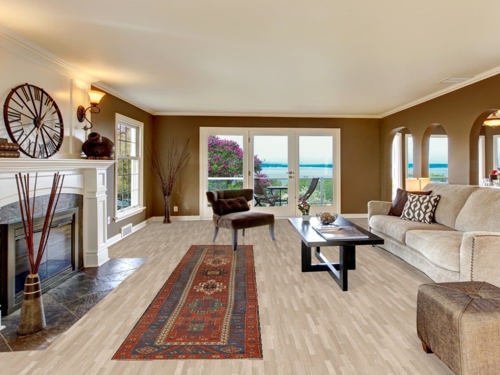 Vegetable Dye Antique Heriz Serapi Persian Runner Rug 3x13 - 2