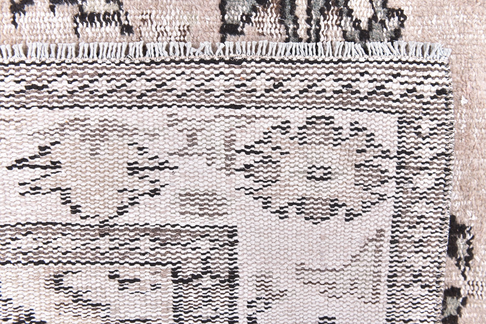 6'1'' x 9'3'' Handmade Vintage Wool Rug - 244755 - 10