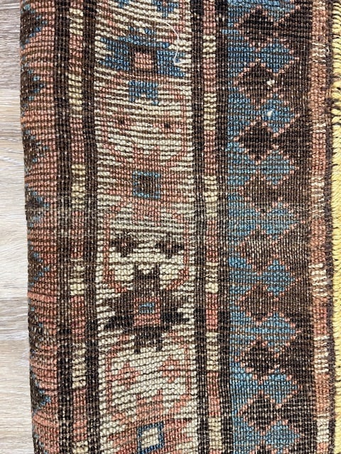 Antique Moghan Kazak Caucasian Rug-4924 - 8