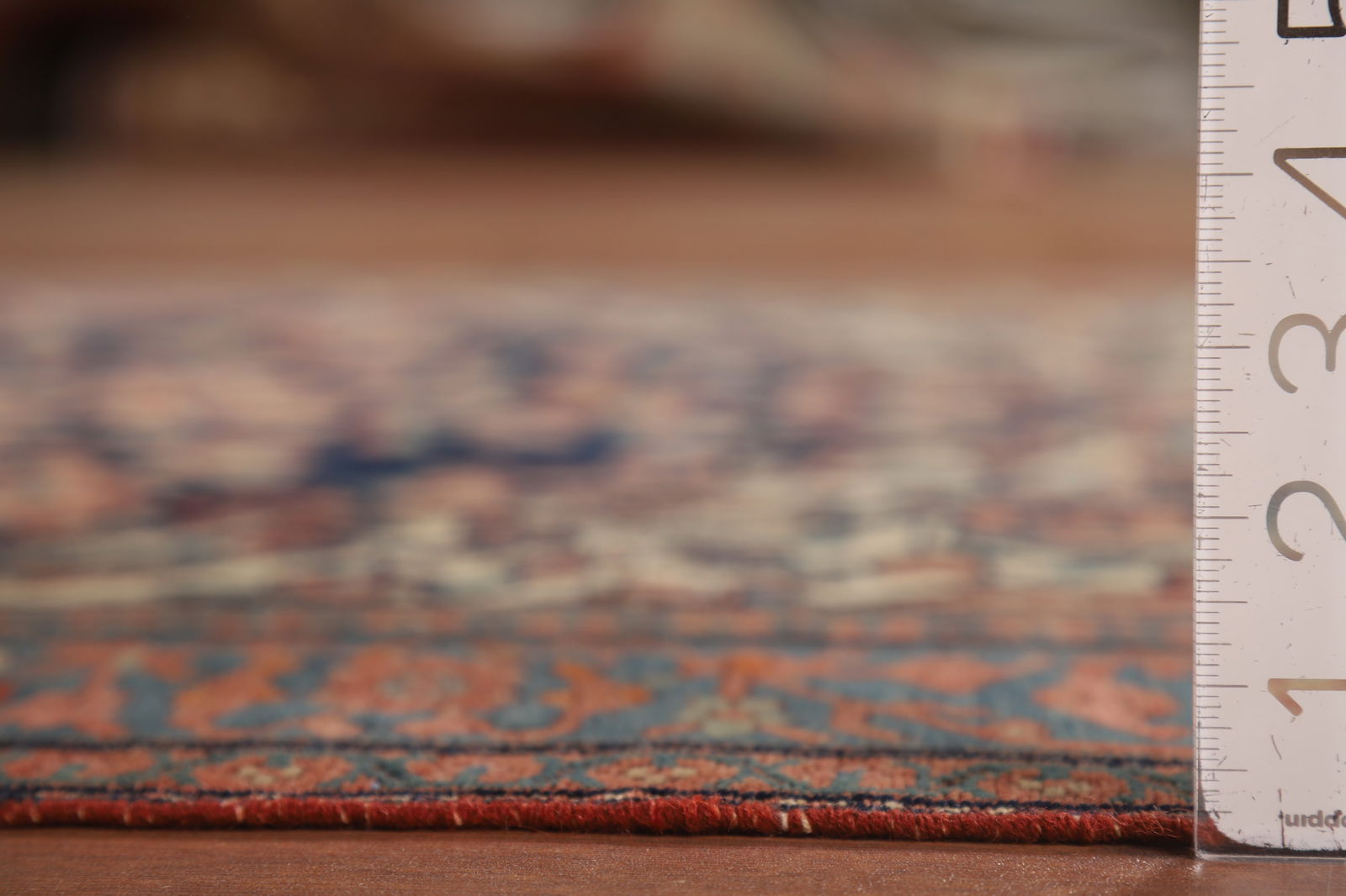 Pre-1900 Antique Vegetable Dye Sarouk Farahan Persian Rug 4x6 - 19