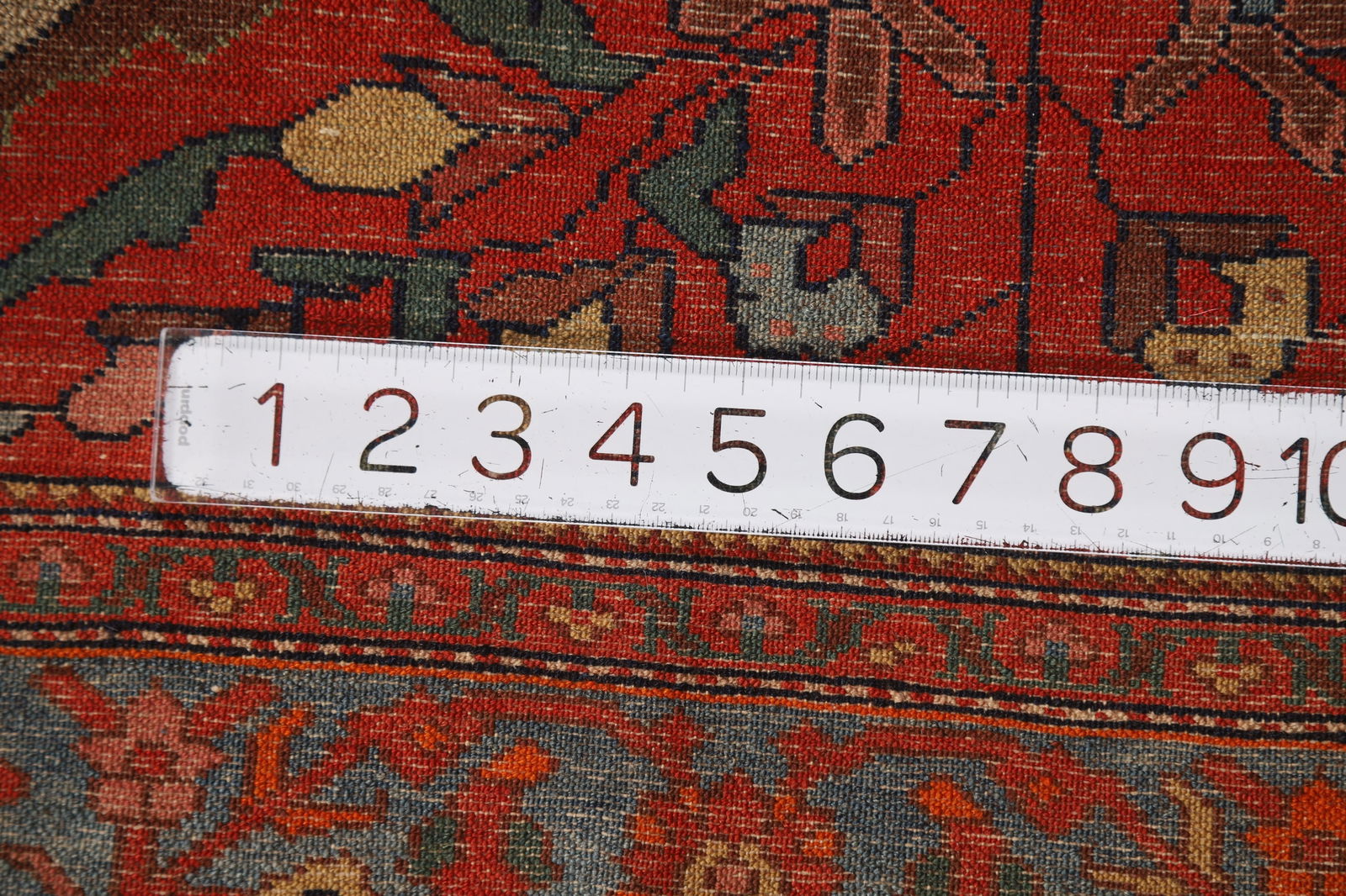 Pre-1900 Antique Vegetable Dye Sarouk Farahan Persian Rug 4x6 - 20