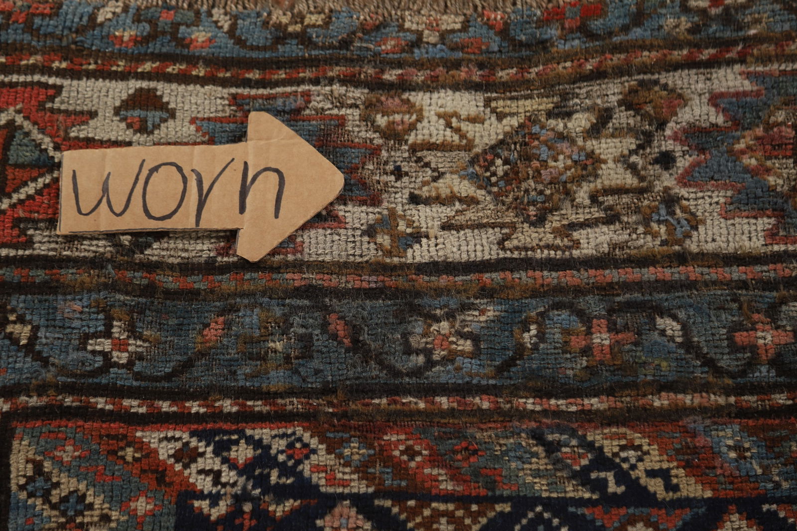 Pre-1900 Antique Vegetable Dye Kazak Oriental Area Rug 5x13 - 15