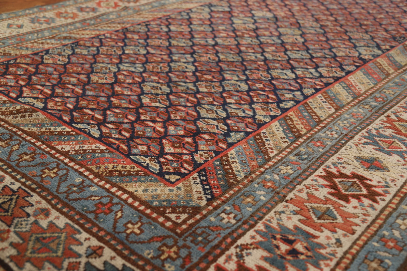 Pre-1900 Antique Vegetable Dye Kazak Oriental Area Rug 5x13 - 6