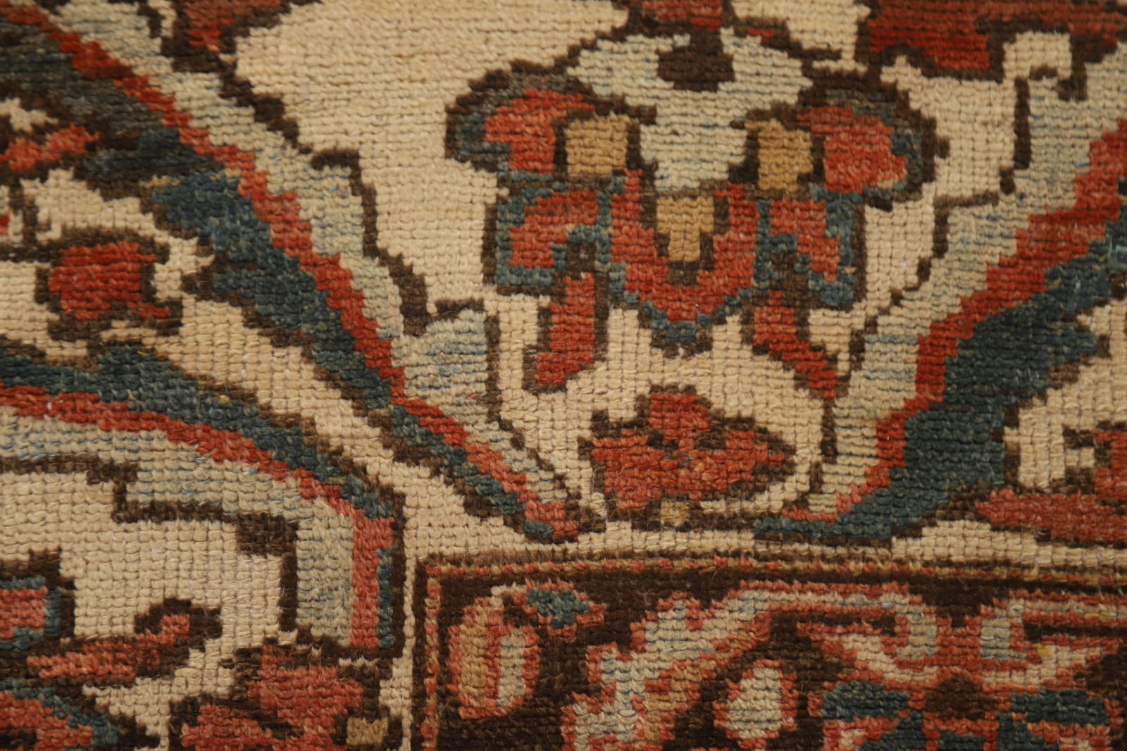 Antique Vegetable Dye Bakhtiari Persian Rug 11x18 - 12