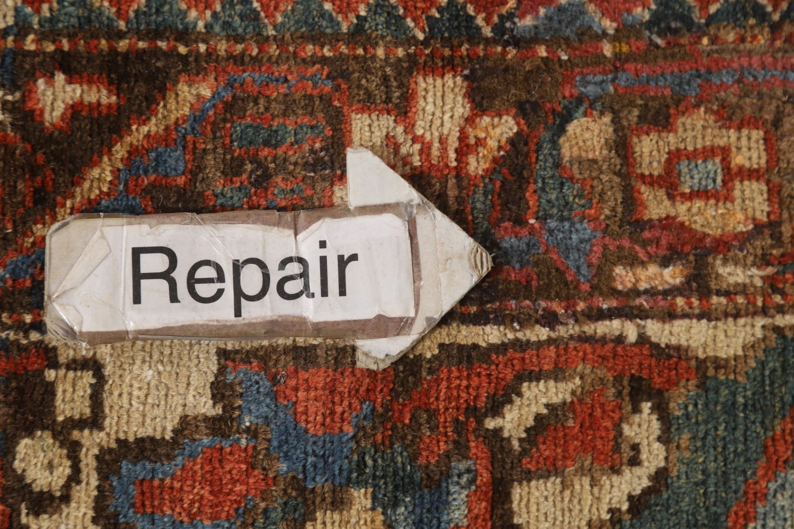 Antique Vegetable Dye Bakhtiari Persian Rug 11x18 - 18