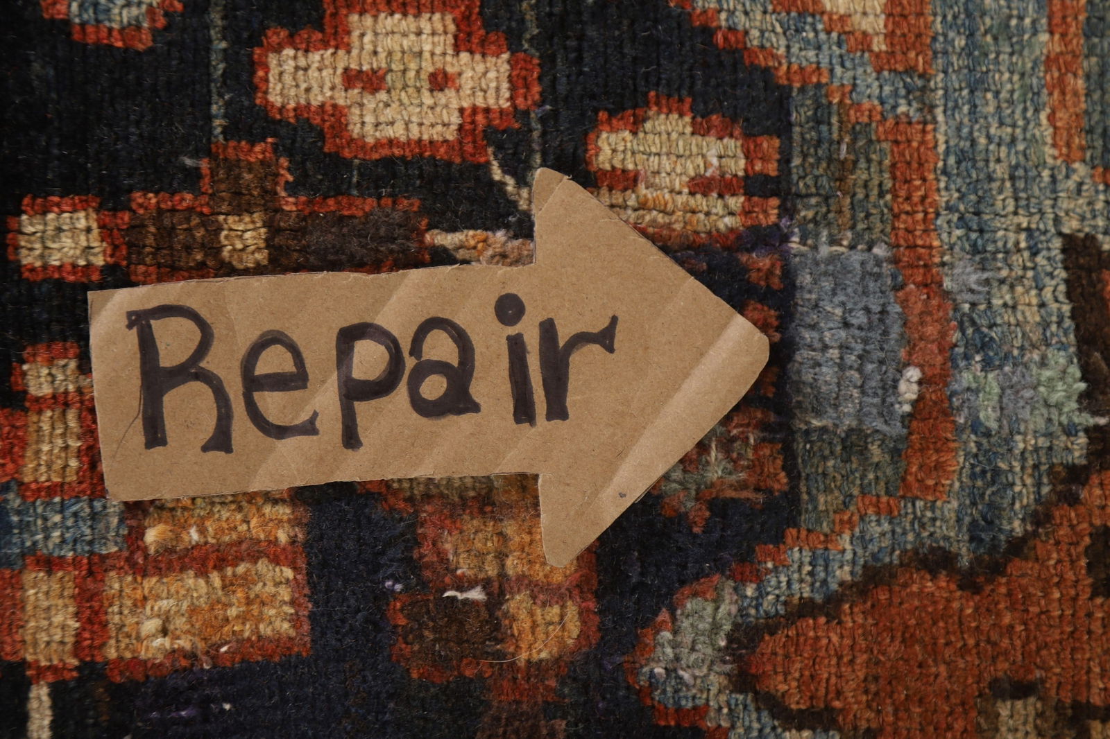 Antique Vegetable Dye Bakhtiari Persian Rug 11x18 - 20