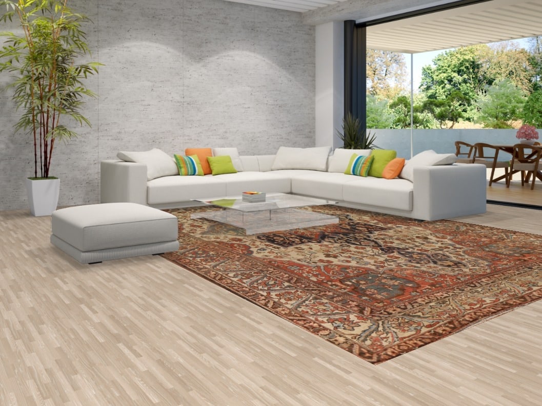 Antique Vegetable Dye Bakhtiari Persian Rug 11x18 - 2