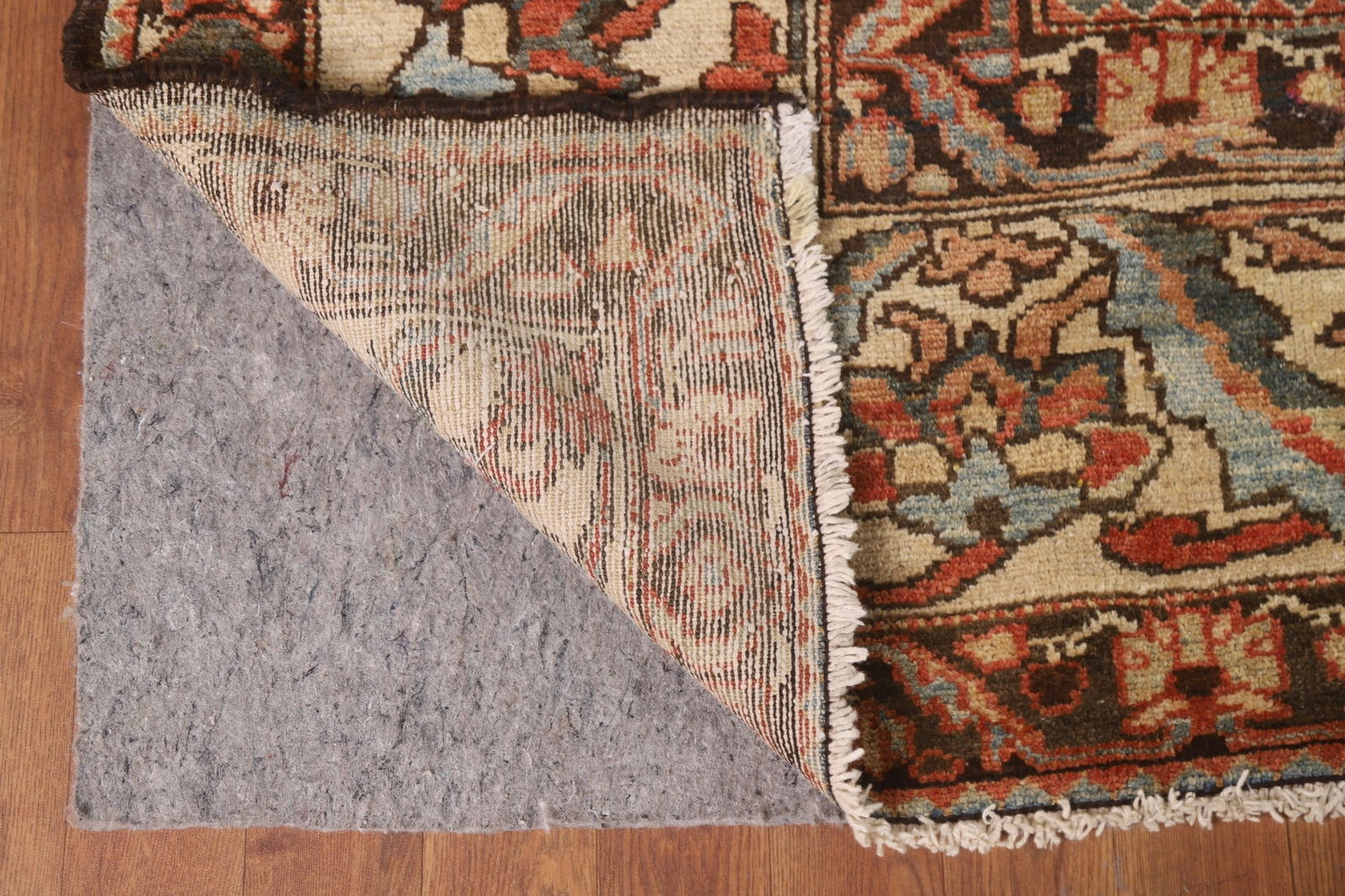 Antique Vegetable Dye Bakhtiari Persian Rug 11x18 - 8