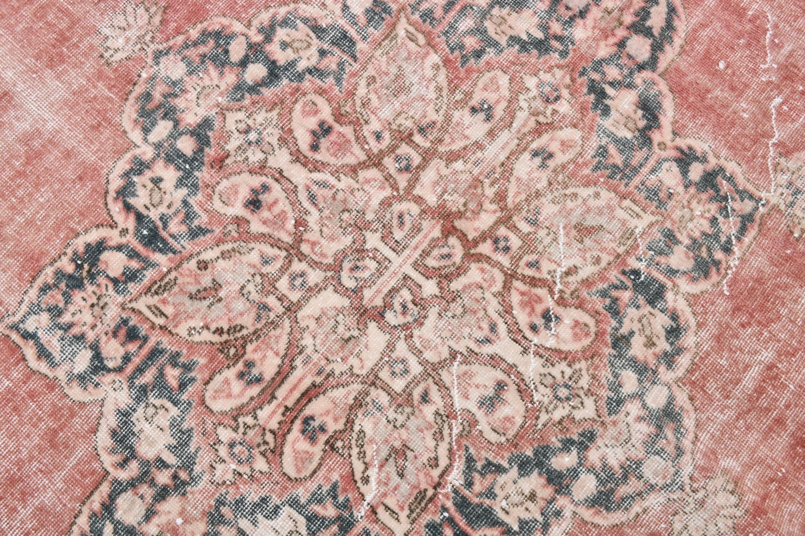 7'5'' x 12'0'' Handmade Vintage Wool Rug - 21709 - 6