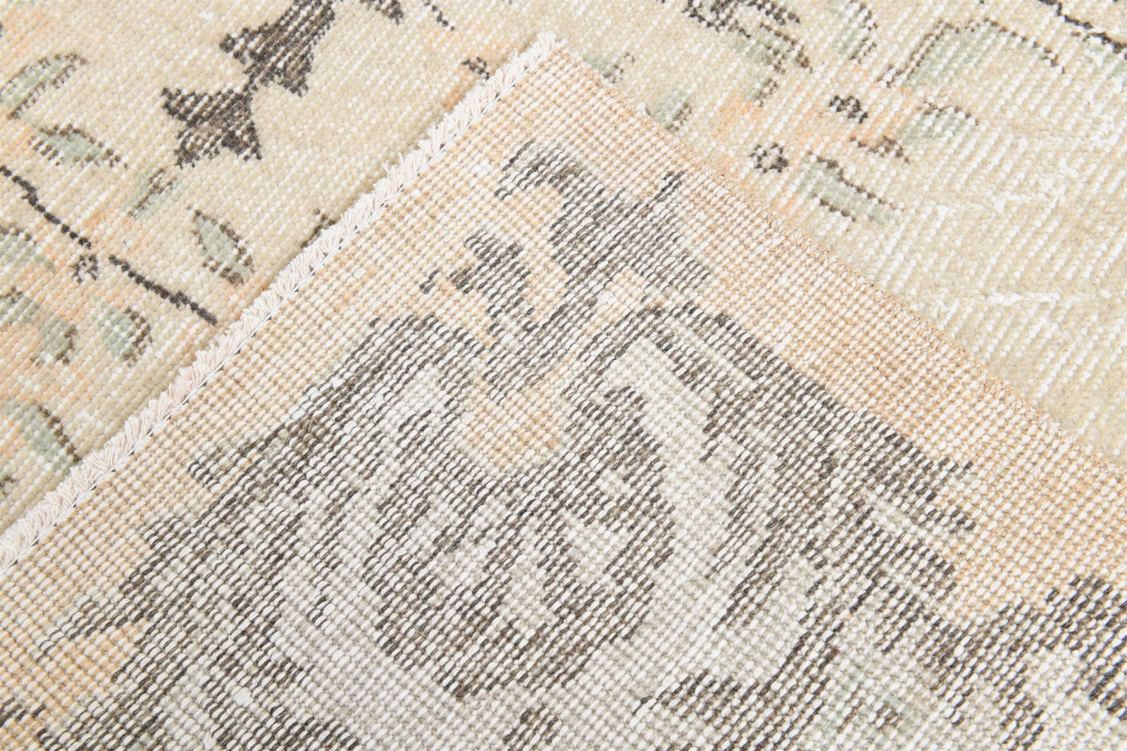 6'11'' x 10'3'' Handmade Vintage Wool Rug - 6874 - 16