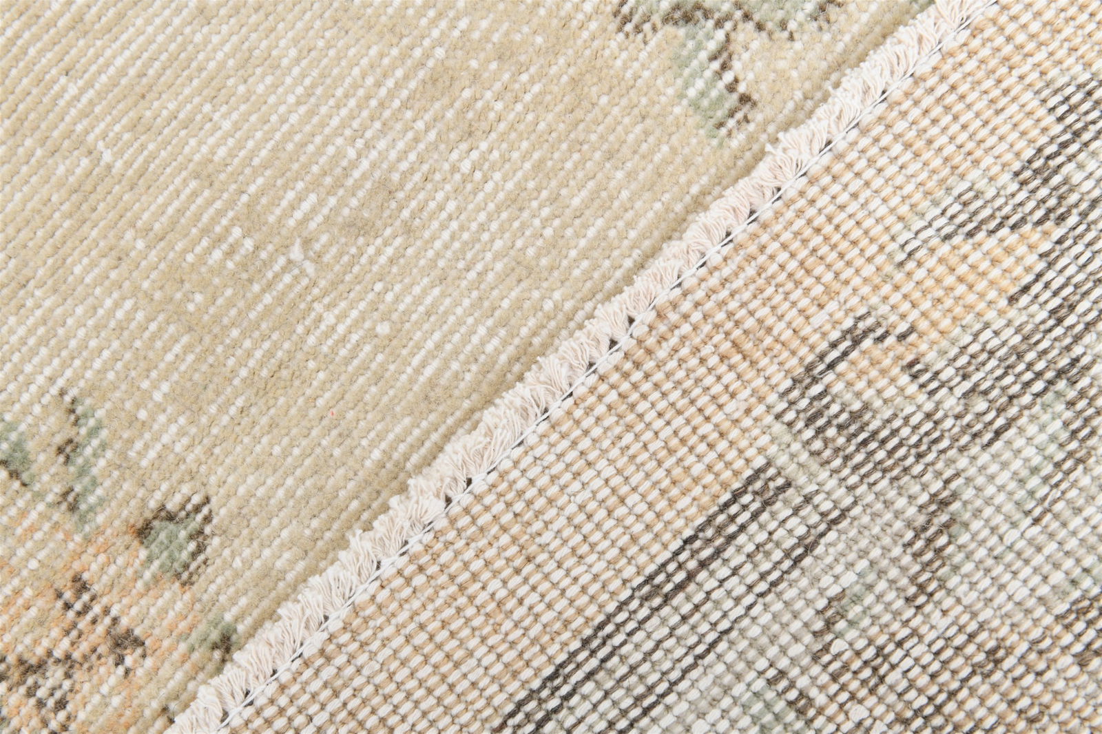 6'11'' x 10'3'' Handmade Vintage Wool Rug - 6874 - 17