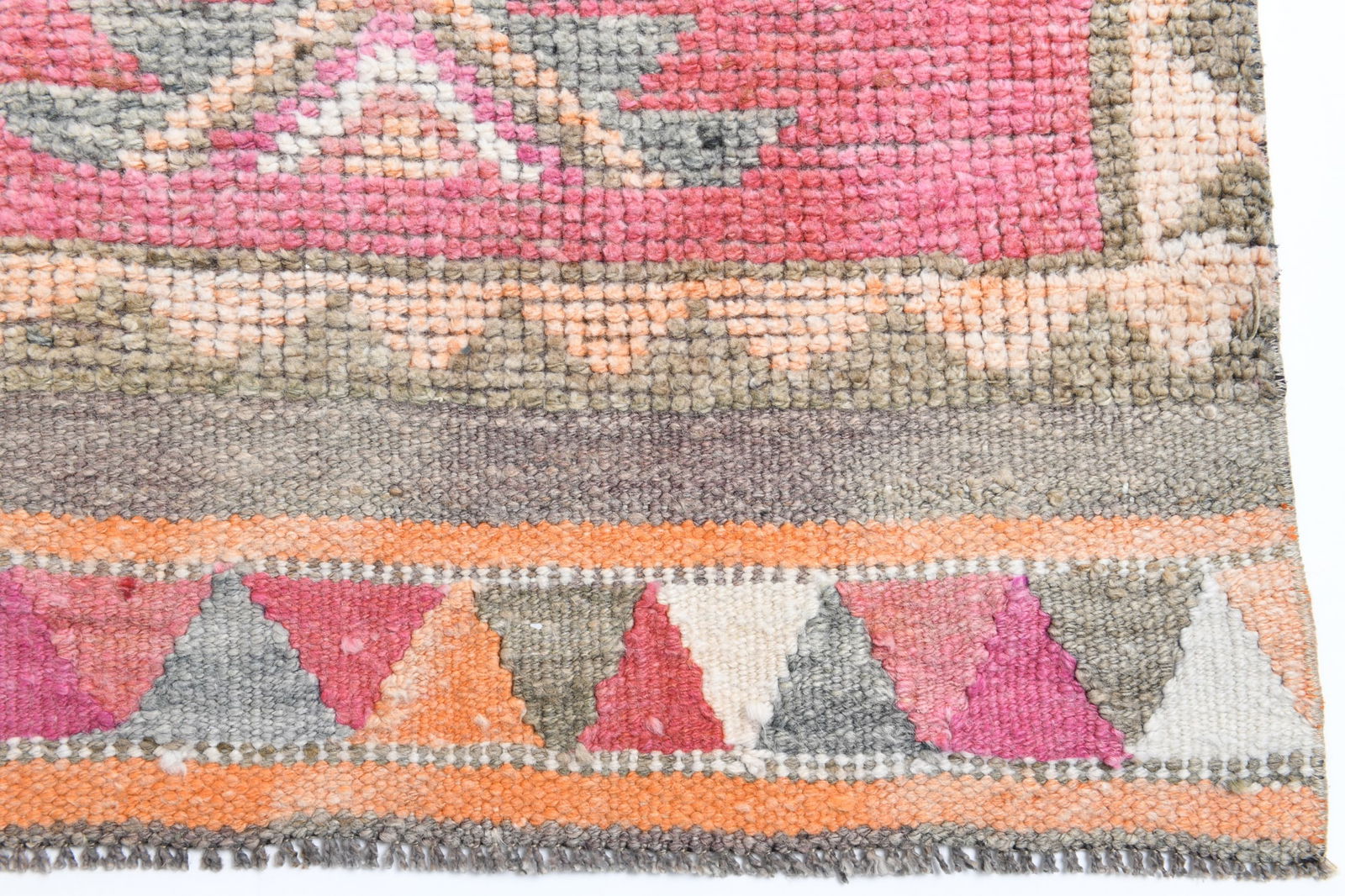 2'11'' x 10'9'' Vintage Wool Runner Rug - 18446 - 12