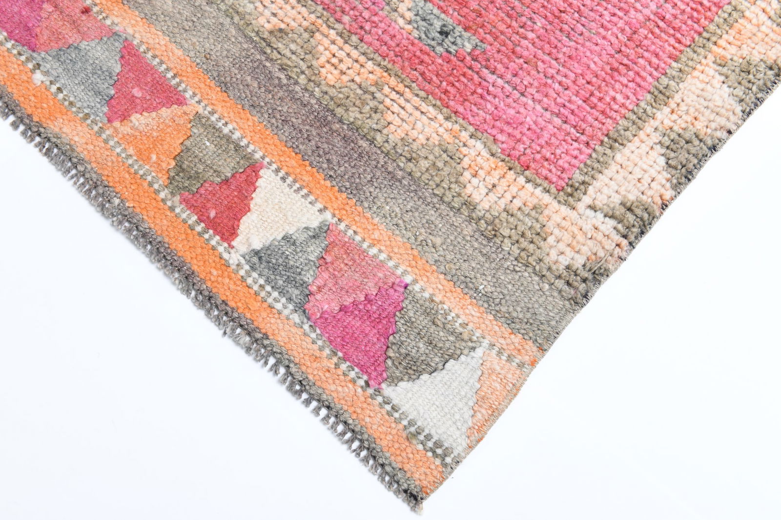 2'11'' x 10'9'' Vintage Wool Runner Rug - 18446 - 9