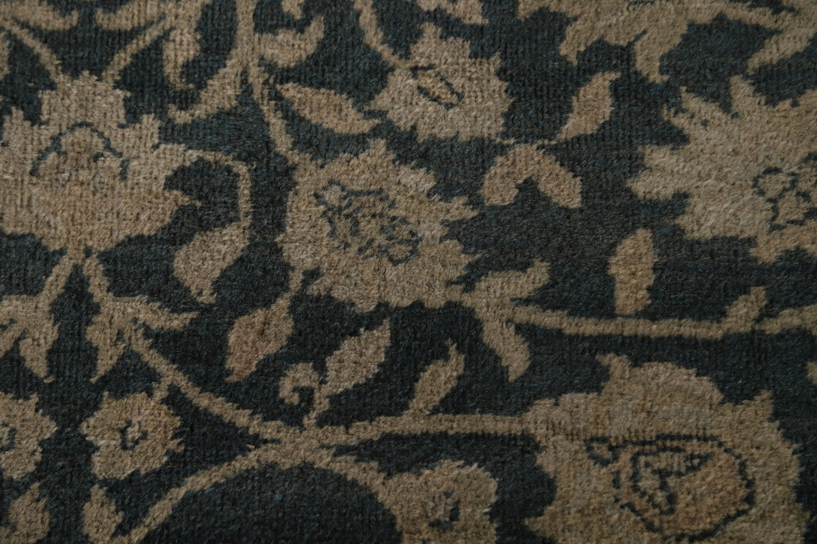 Pre-1900 Antique Vegetable Dye Mahal Signed Persian Large Rug 20x39 - 10