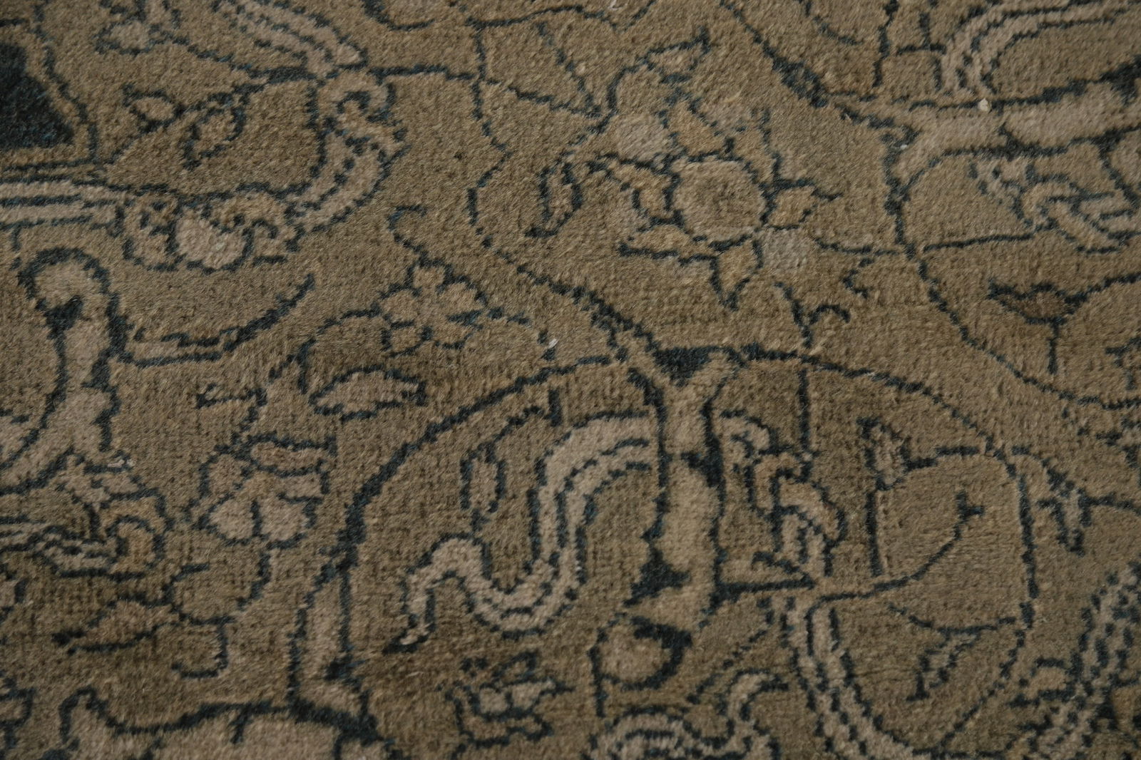 Pre-1900 Antique Vegetable Dye Mahal Signed Persian Large Rug 20x39 - 11