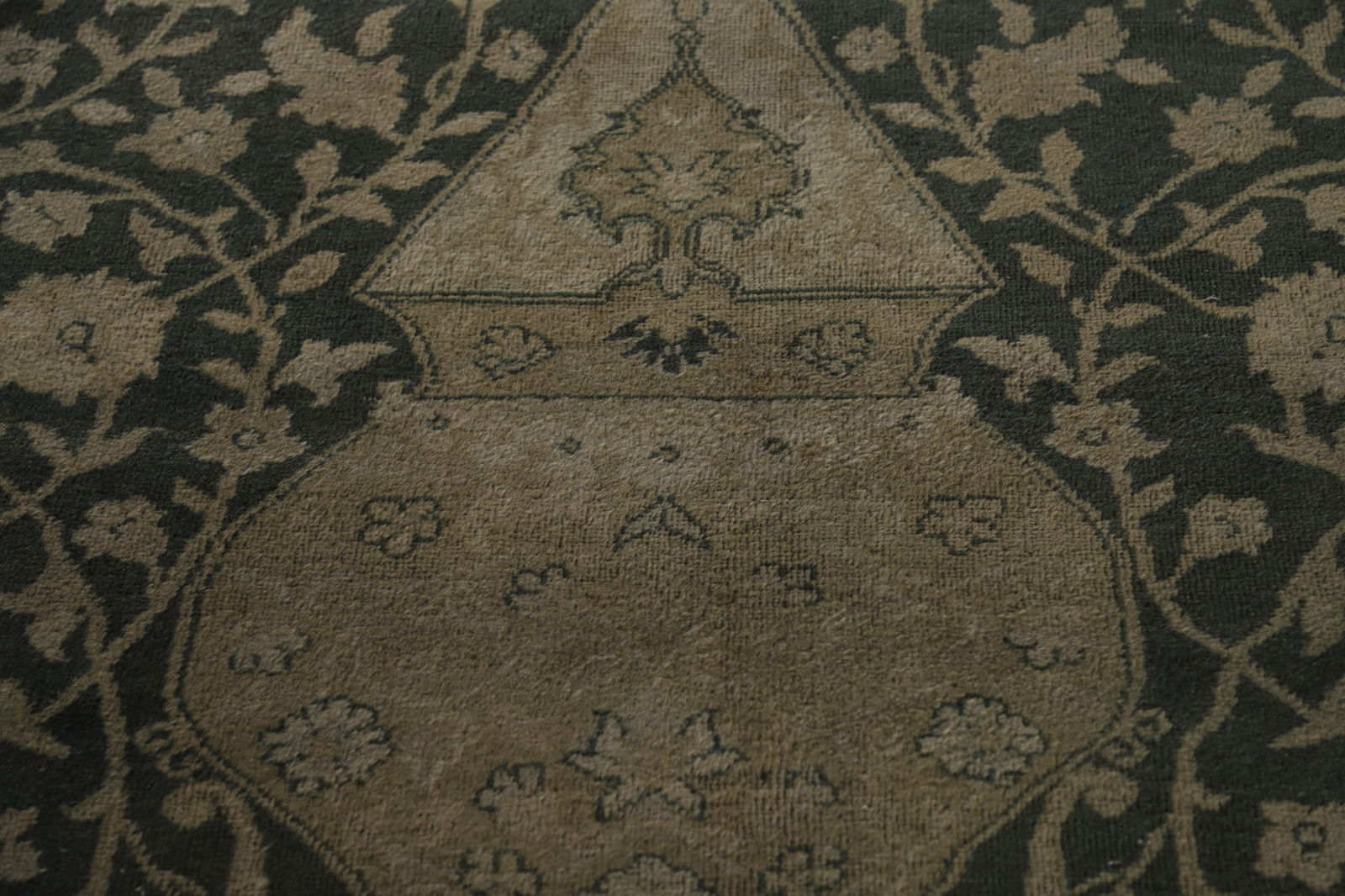 Pre-1900 Antique Vegetable Dye Mahal Signed Persian Large Rug 20x39 - 15