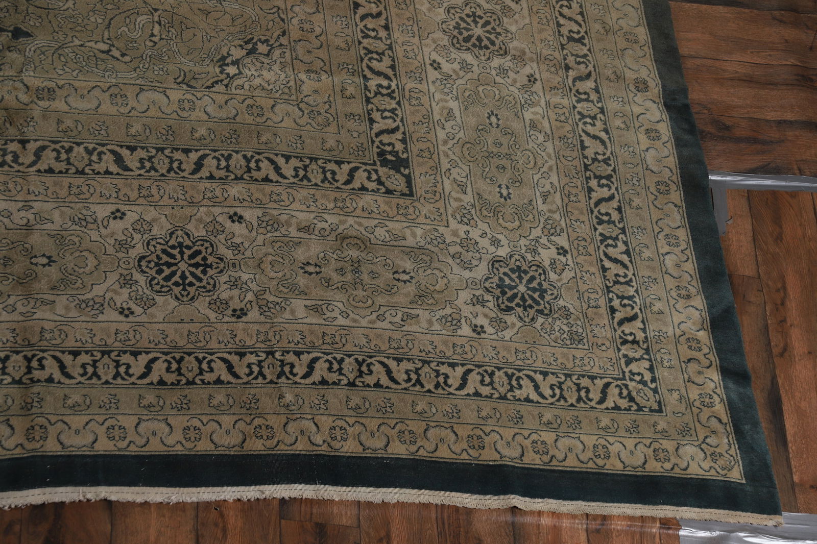 Pre-1900 Antique Vegetable Dye Mahal Signed Persian Large Rug 20x39 - 5