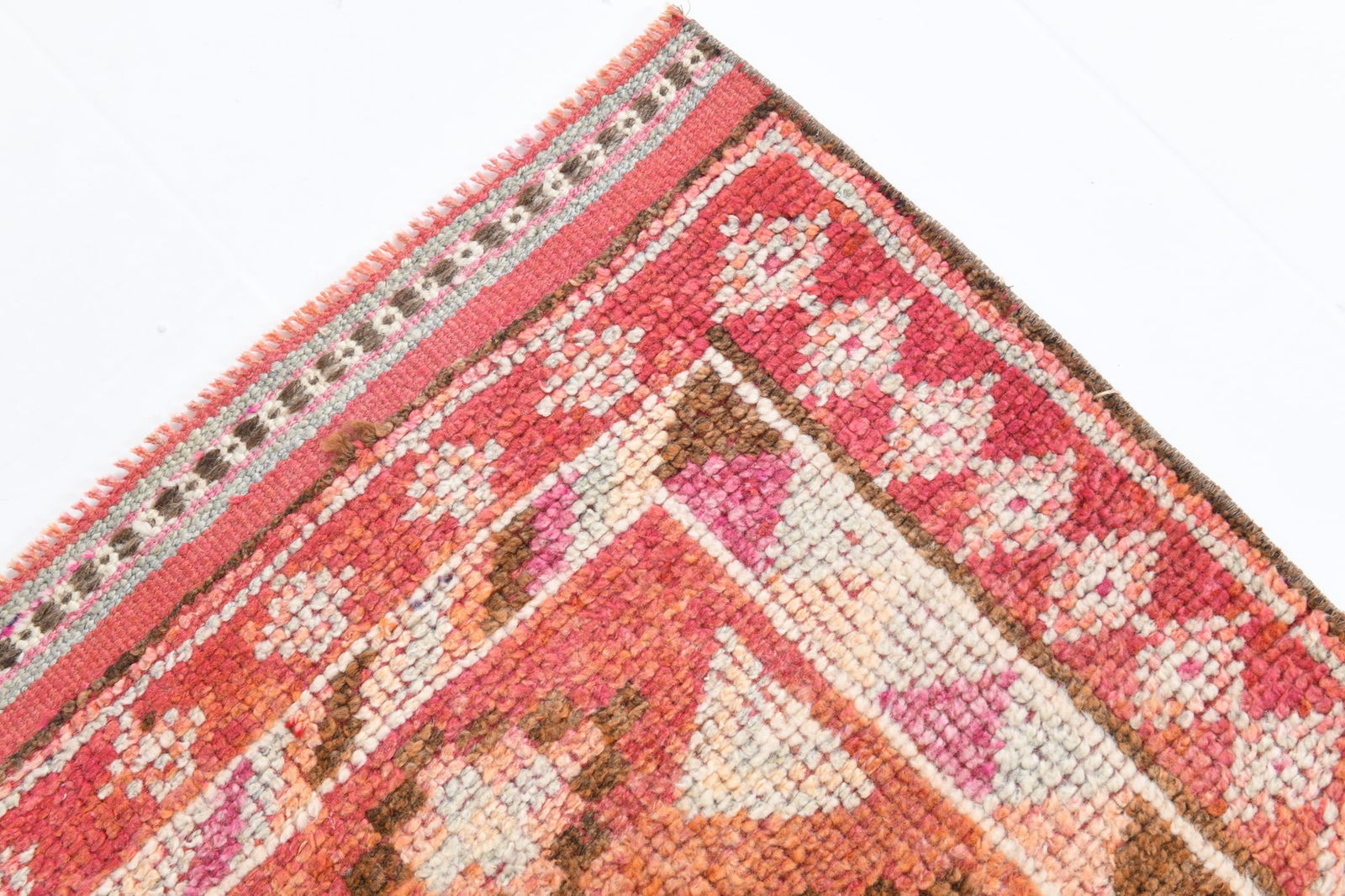 2'7'' x 12'5'' Vintage Wool Runner Rug - 18560 - 10