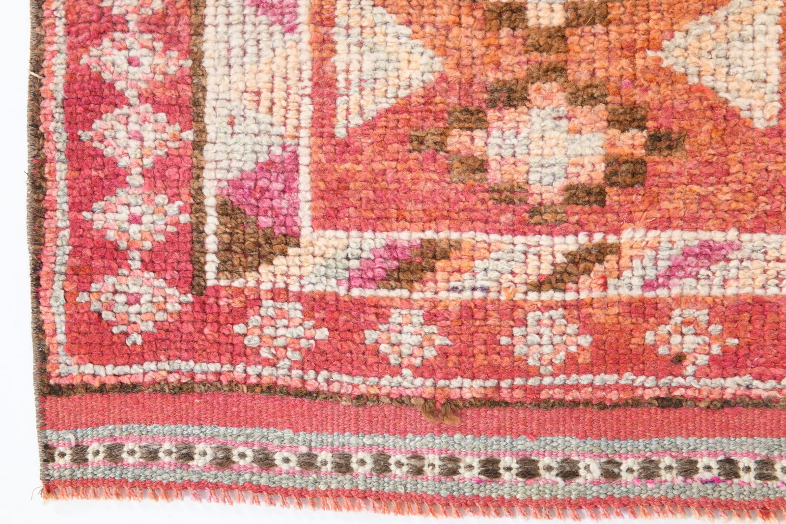 2'7'' x 12'5'' Vintage Wool Runner Rug - 18560 - 13