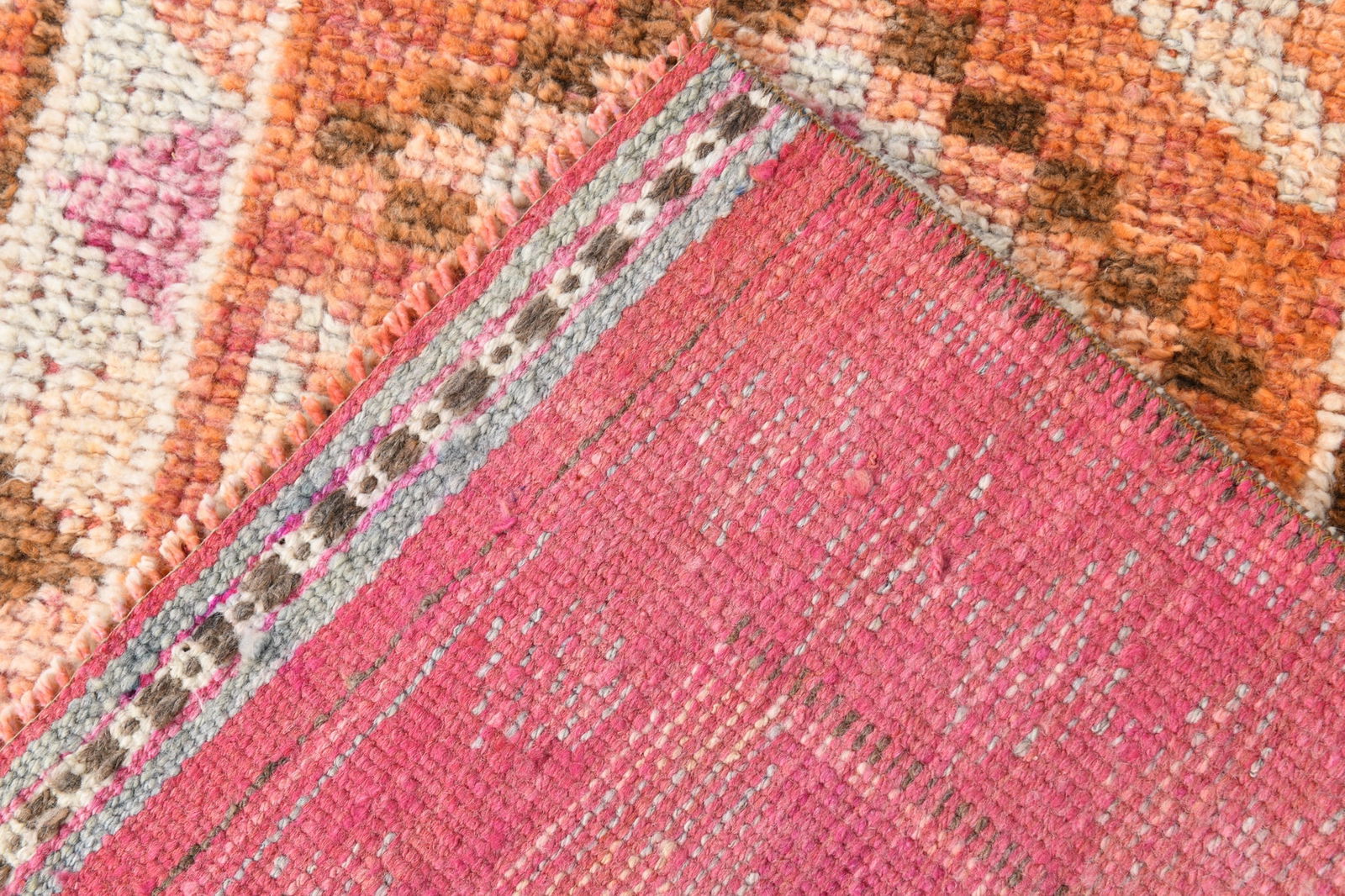 2'7'' x 12'5'' Vintage Wool Runner Rug - 18560 - 14