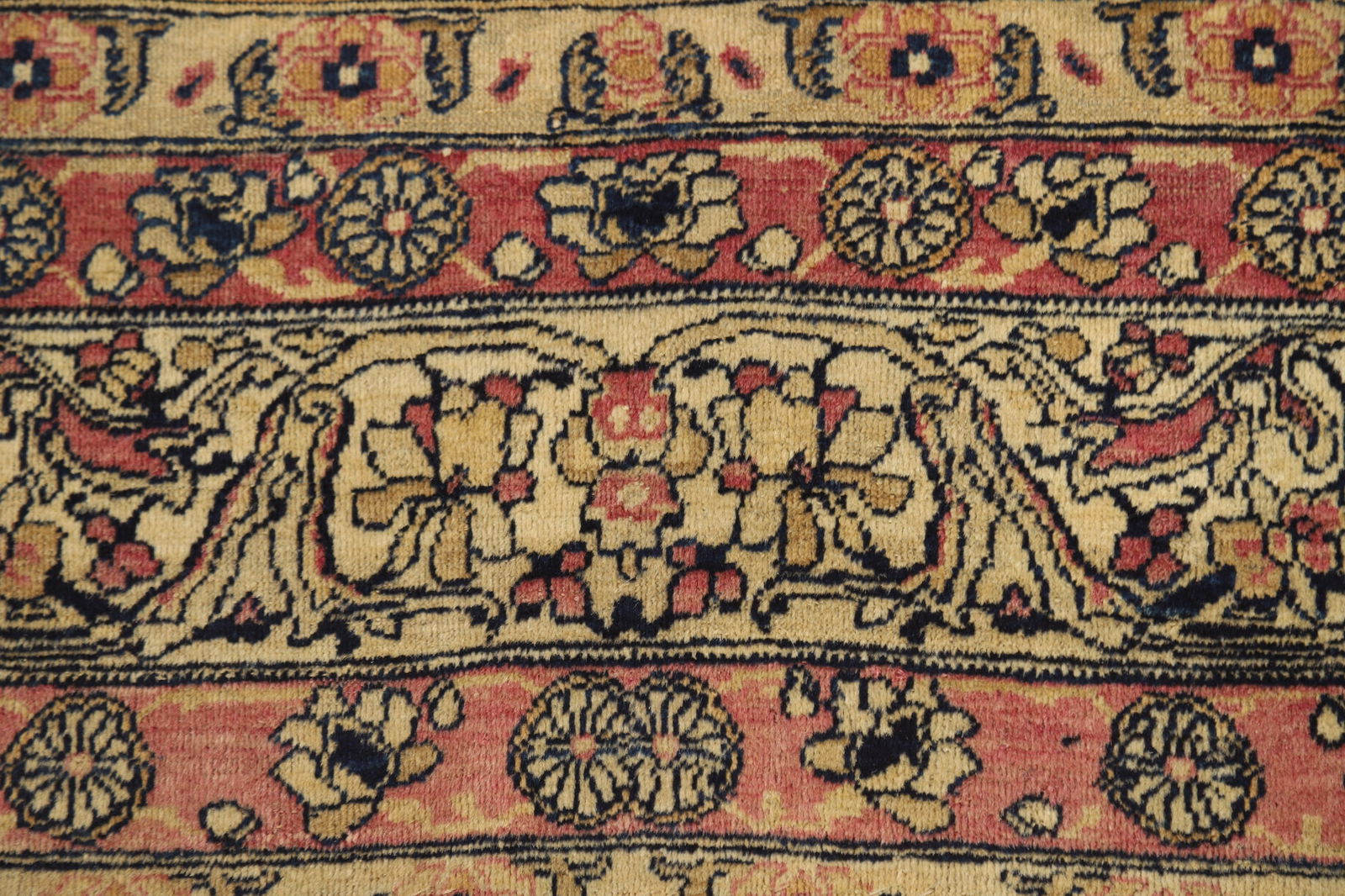 Pre-1900 Antique Vegetable Dye Kerman Persian Rug 4x7 - 10