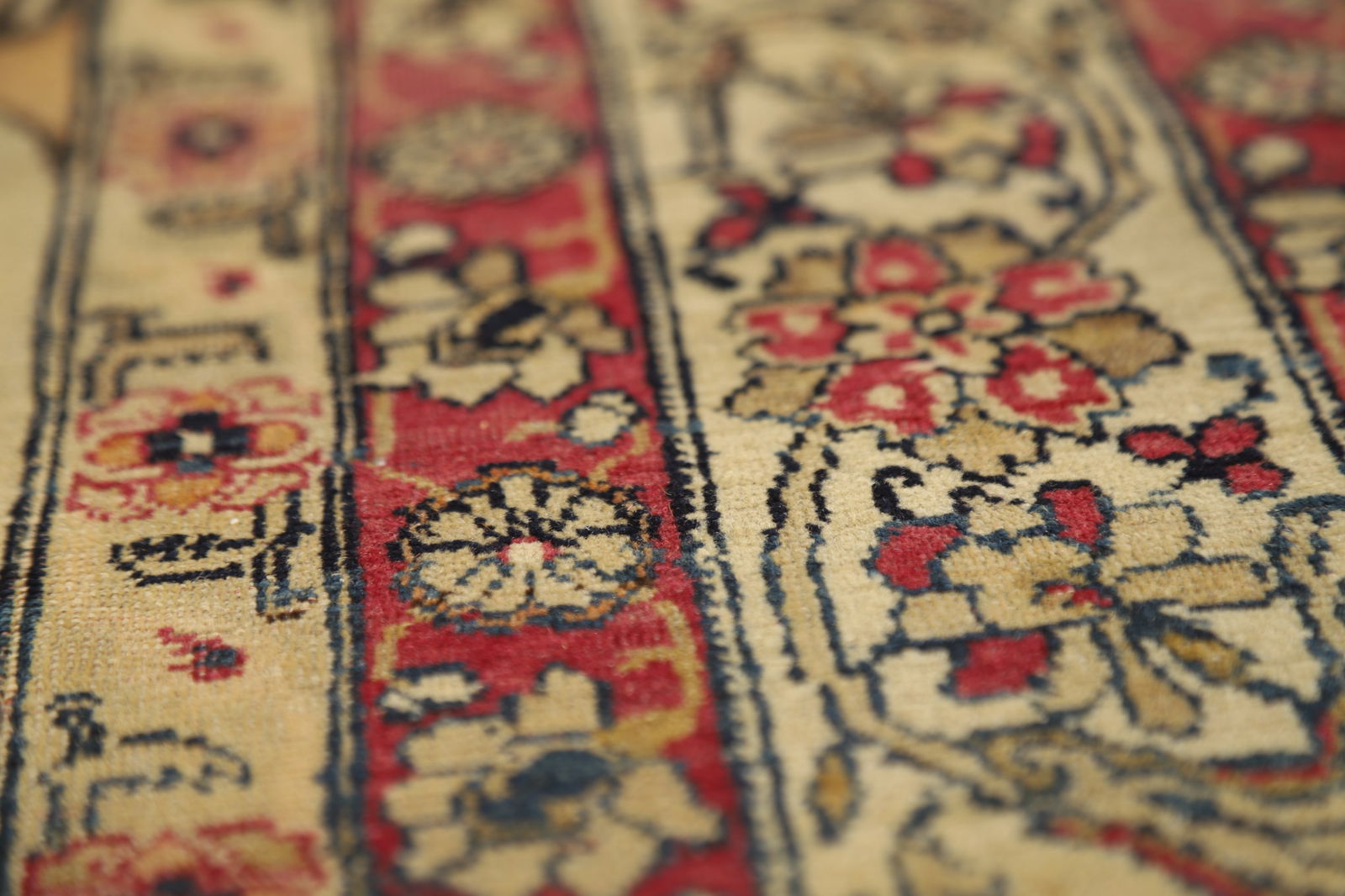 Pre-1900 Antique Vegetable Dye Kerman Persian Rug 4x7 - 12