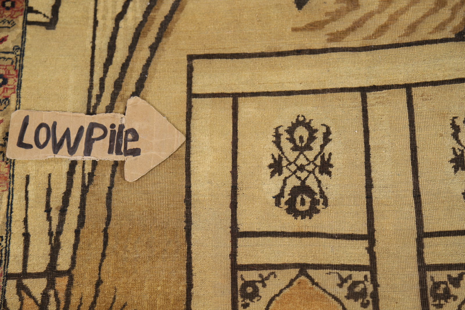 Pre-1900 Antique Vegetable Dye Kerman Persian Rug 4x7 - 13