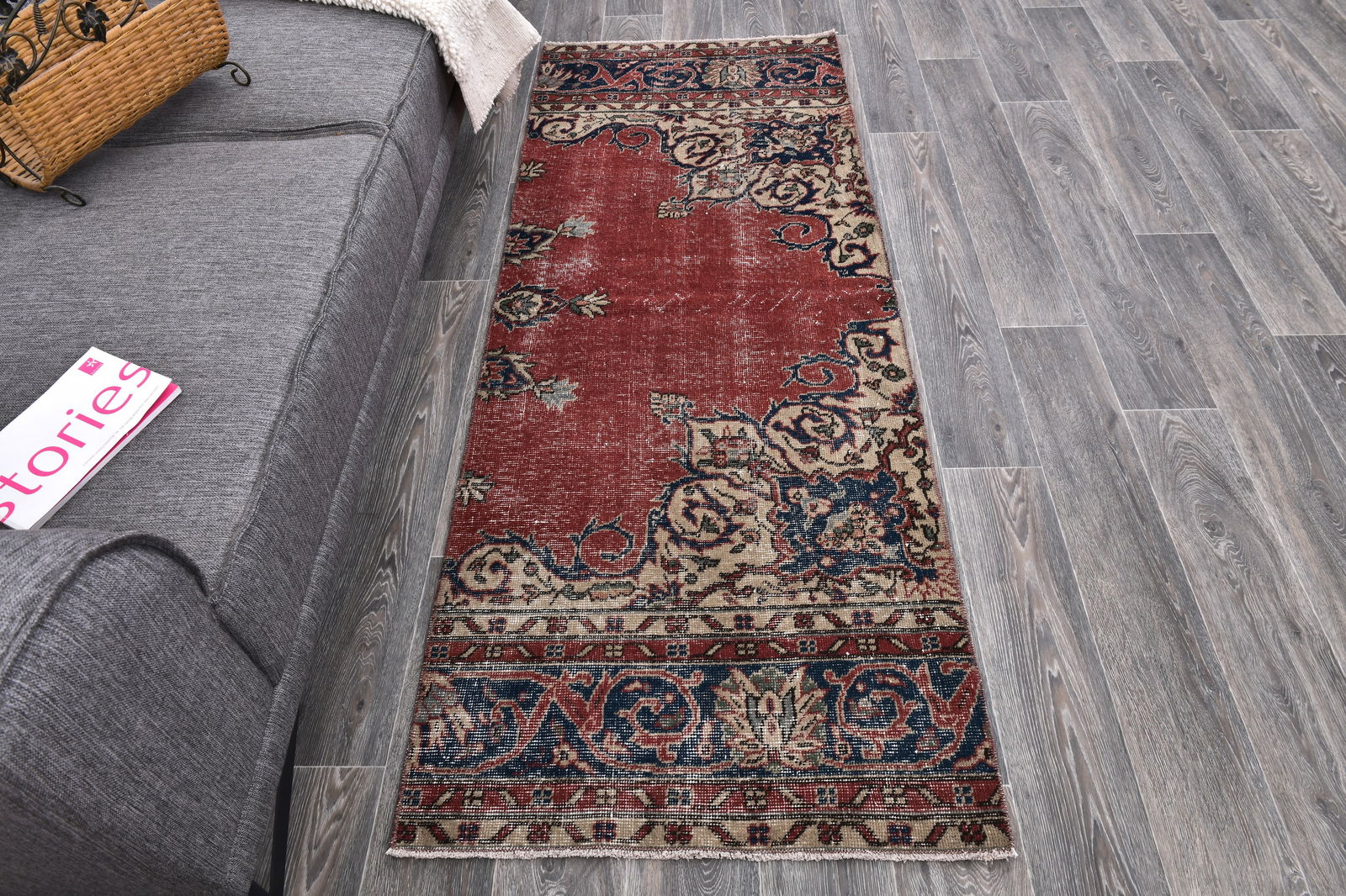 2'7'' x 6'9'' Decorative Vintage Rug - 243965 - 3