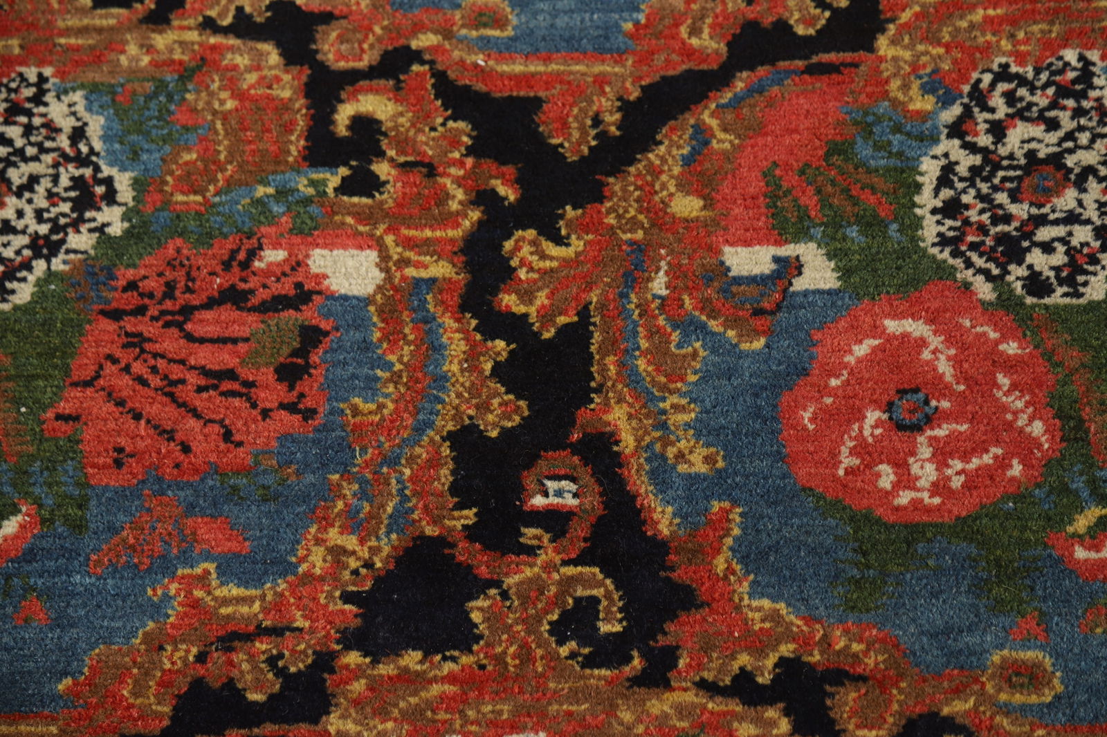 Antique Vegetable Dye Senneh Persian Runner Rug 3x19 - 11