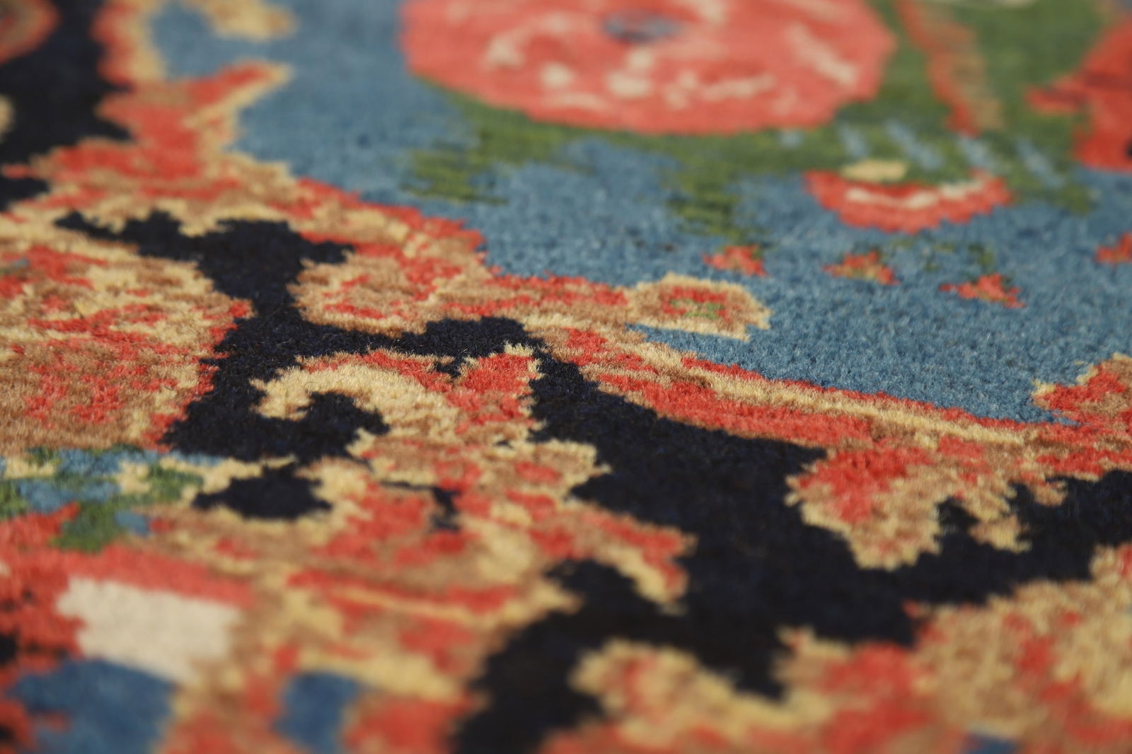 Antique Vegetable Dye Senneh Persian Runner Rug 3x19 - 13