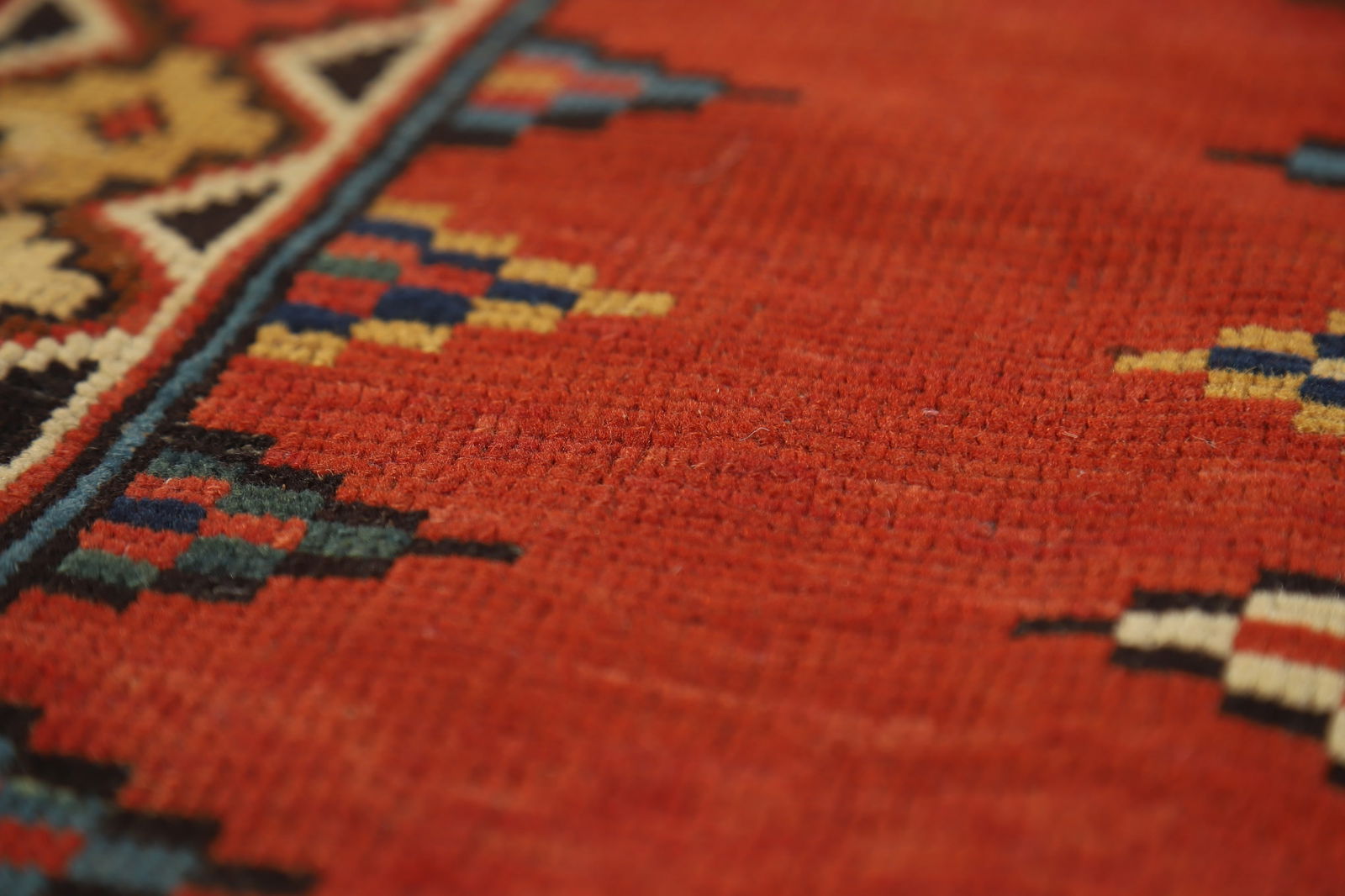 Pre-1900 Antique Wool Handmade Kazak Vegetable Dye Rug 4x8 - 12