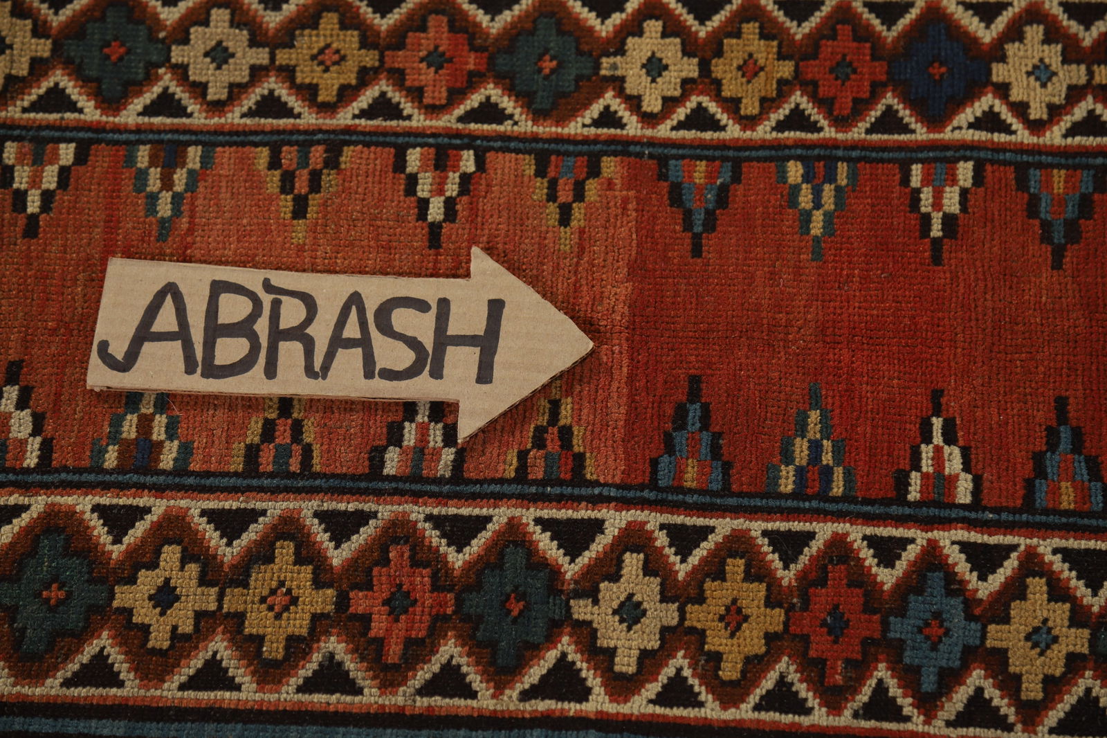 Pre-1900 Antique Wool Handmade Kazak Vegetable Dye Rug 4x8 - 13