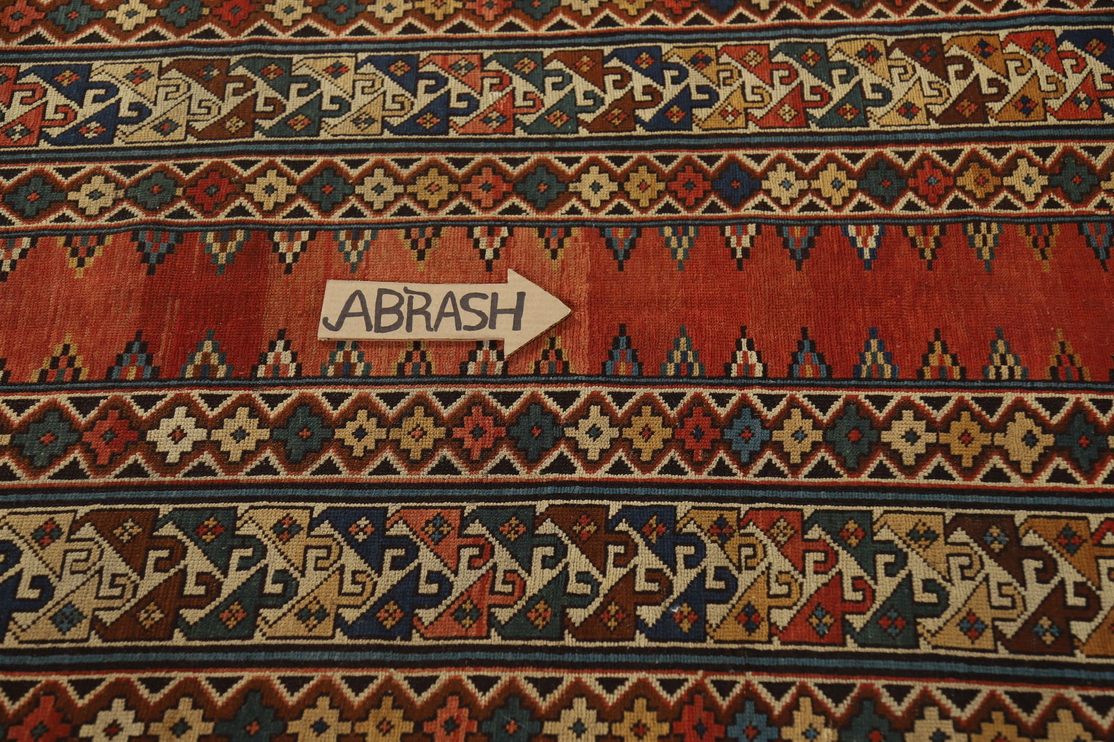 Pre-1900 Antique Wool Handmade Kazak Vegetable Dye Rug 4x8 - 14