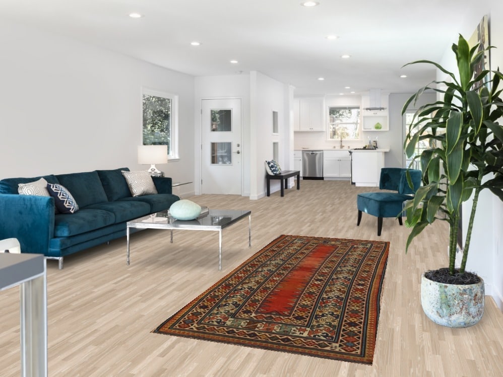 Pre-1900 Antique Wool Handmade Kazak Vegetable Dye Rug 4x8 - 2