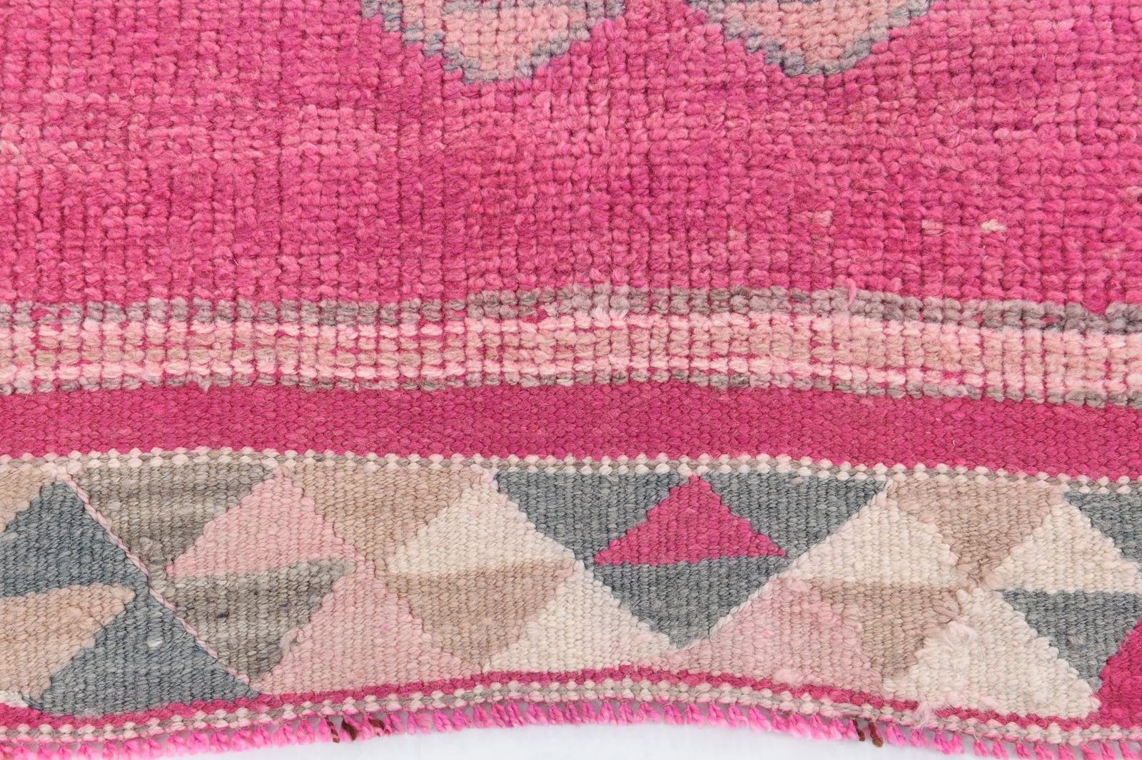 3'2'' x 11'4'' Unique Handmade Vintage Rug - 6818 - 16