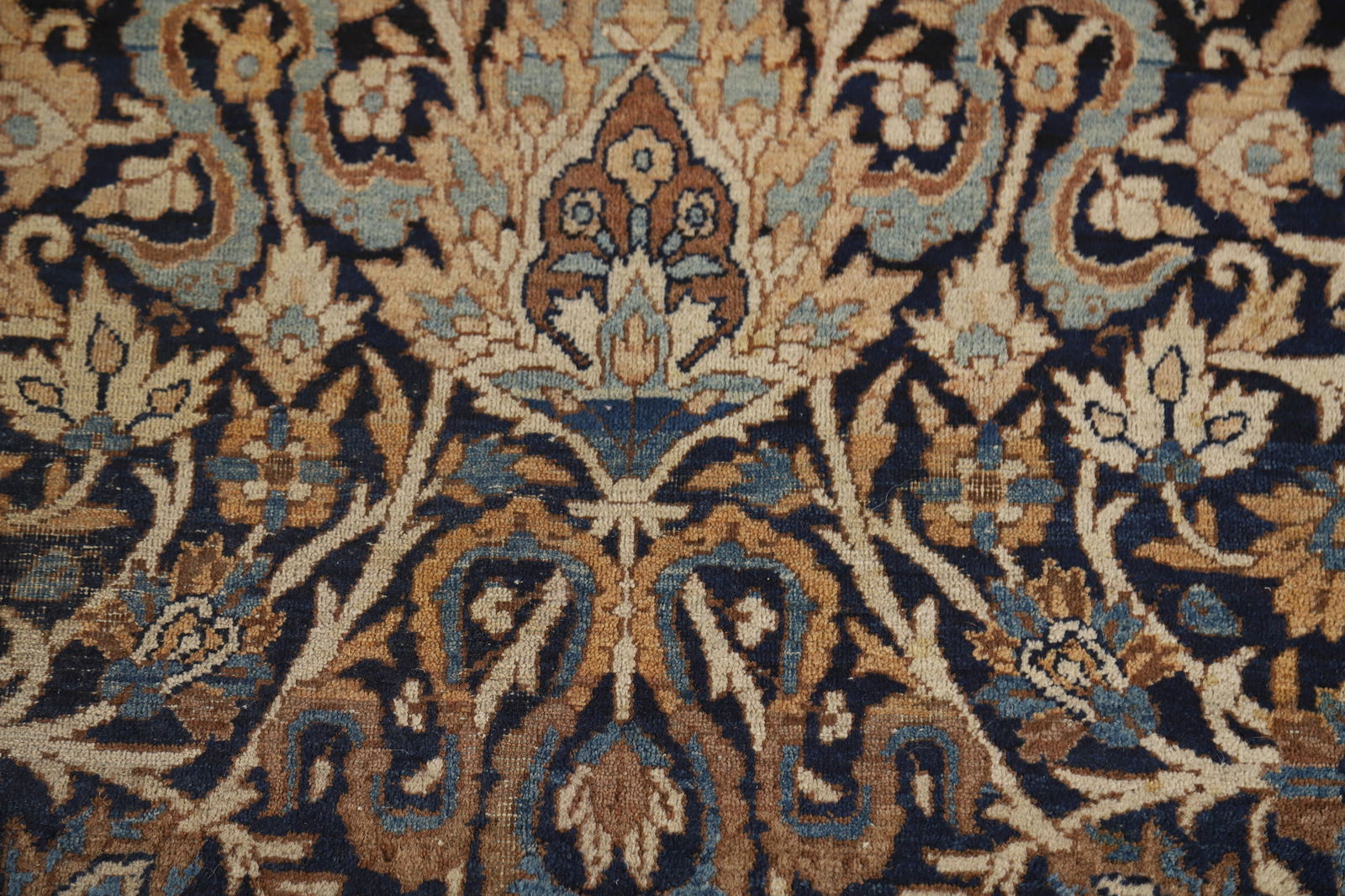 Pre-1900 Antique Vegetable Dye Kerman Ravar Persian Rug 5x7 - 10