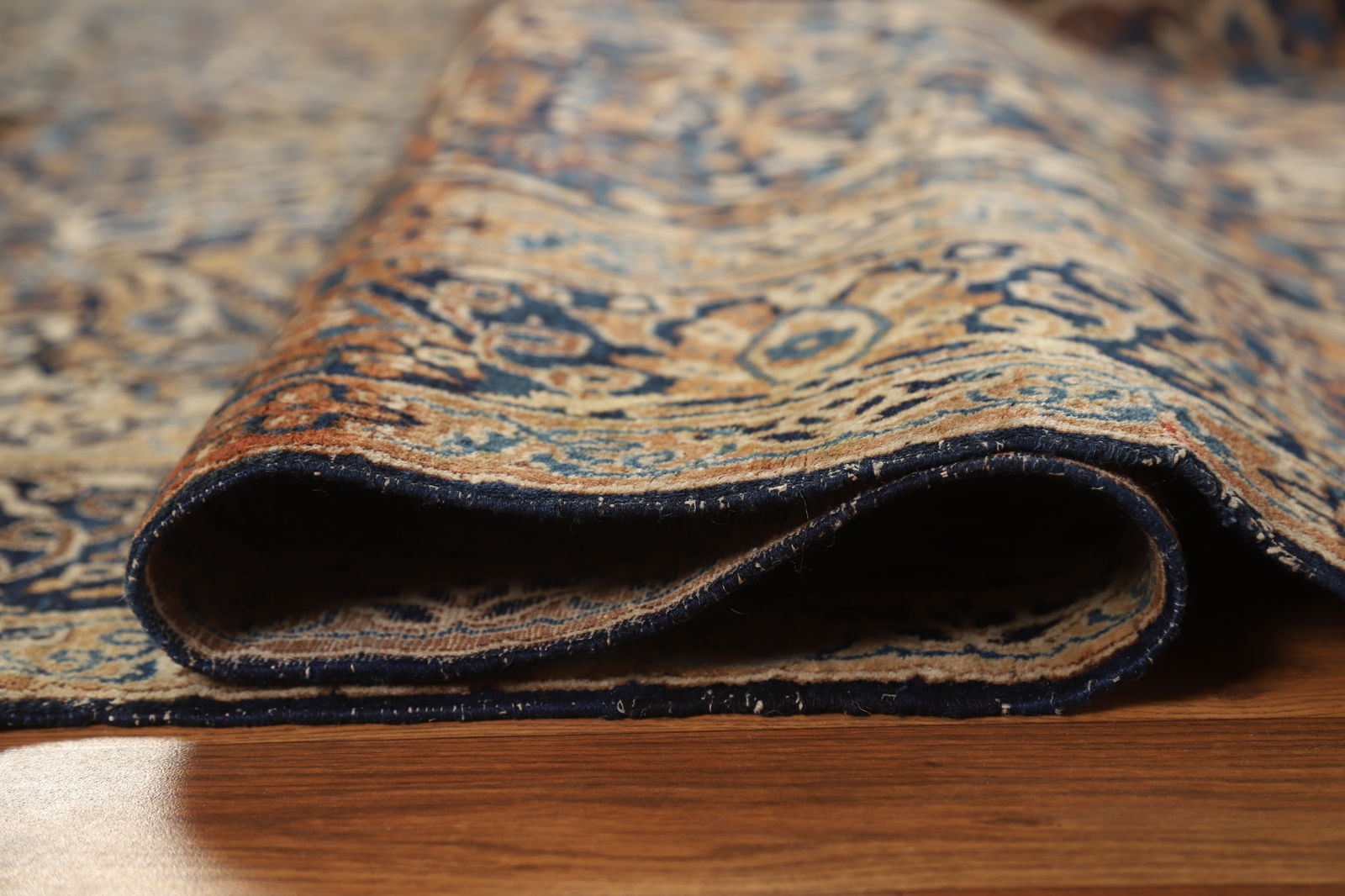 Pre-1900 Antique Vegetable Dye Kerman Ravar Persian Rug 5x7 - 13