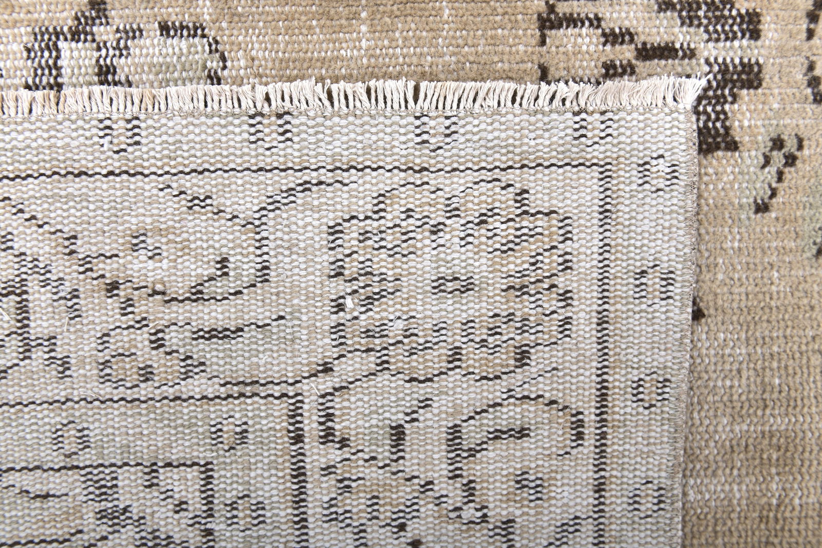 5'10'' x 9'3'' Handmade Vintage Wool Rug - 243814 - 11