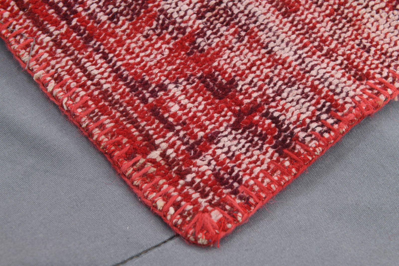 5'6'' x 7'10'' Handmade Vintage Wool Patchwork Rug - 508 - 16