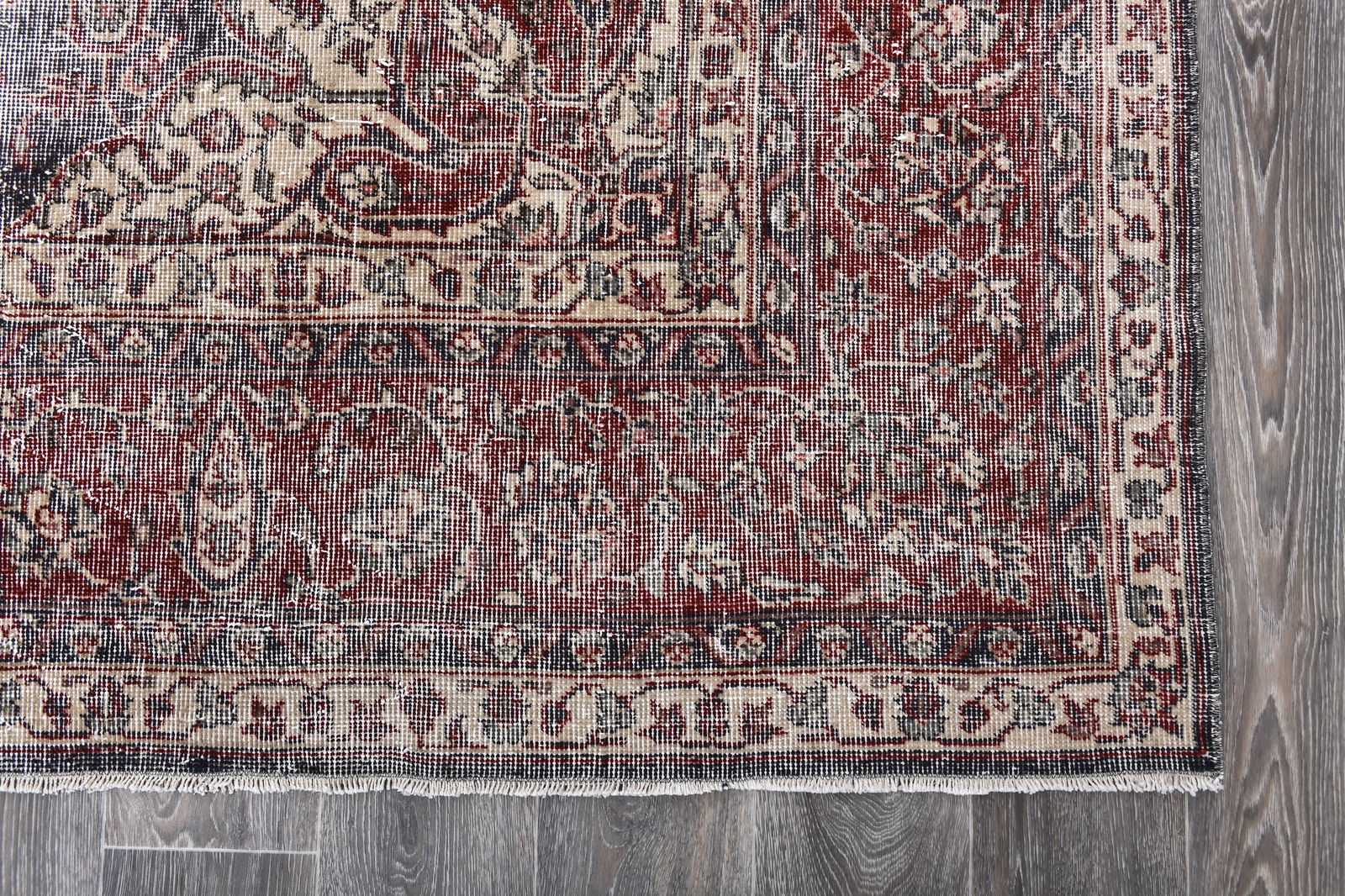 8'11'' x 12'7'' Handmade Vintage Wool Rug - 243825 - 11