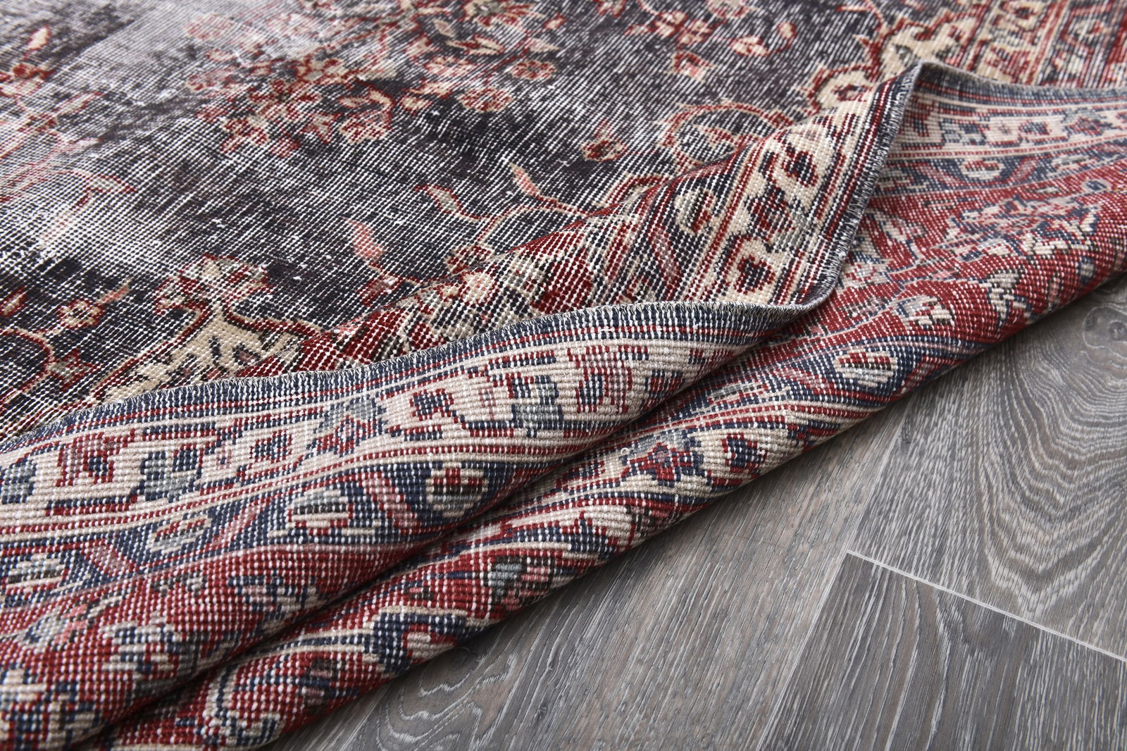 8'11'' x 12'7'' Handmade Vintage Wool Rug - 243825 - 14