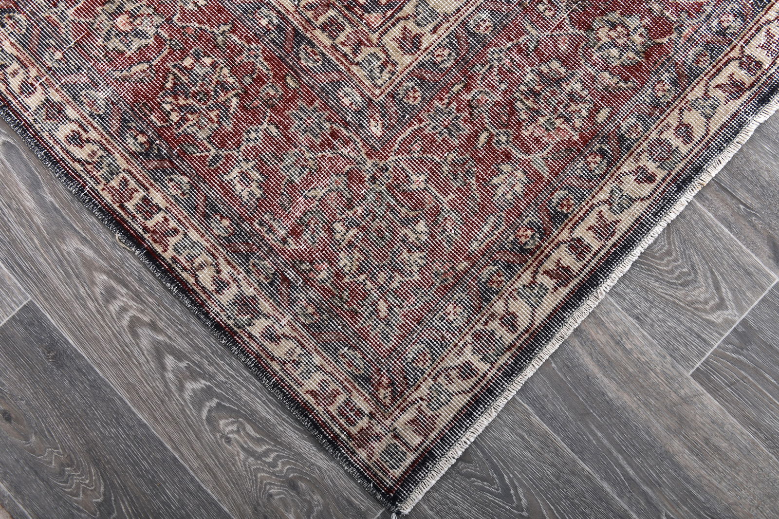 8'11'' x 12'7'' Handmade Vintage Wool Rug - 243825 - 8